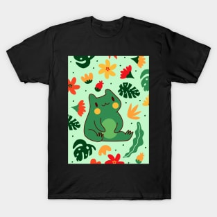 Cute Froggy Cottagecore Aesthetic T-Shirt